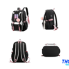 MOCHILA BTS COLOR BLANCO Y NEGRO